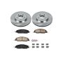 PowerStop KOE5407 OE Stock Replacement Low-Dust Ceramic Brake Pad and Rotor Kit