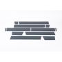 Putco 9751416BP 09-14 Ford F-150 Super Crew 8ft Long Box - 7in Wide (12pcs) Black Platinum Rocker Panels