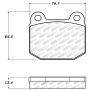 Stoptech 309.01090 Performance 05-06 Lotus Exige Front Brake Pads
