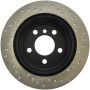 Stoptech 128.34150R Sport Cross Drilled Brake Rotor - Front Left