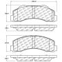 Stoptech 308.14140 10-14 Ford F-150 Street Performance Front Brake Pads