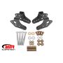 BMR 79-04 Ford Mustang Control Arm Relocation Bracket - Black Hammertone
