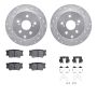 Dynamic Friction 7512-76177 Rotor Kit