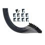 MOROSO MOR51006 Ultra Plug Wire Set Universal V8 Black