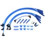 Moroso 72753 Chevrolet Big Block Ignition Wire Dress-Up Kit - Pre-HEI - Blue Max - Spiral Core
