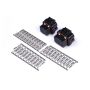Haltech HT-030001 AMP 26 & 34 Pin 4 Row 3 Keyway Superseal Connector Set Plug & Pins