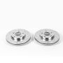 PowerStop JBR1564XPR PowerStop Evolution Performance Drilled, Slotted & Plated Brake Rotor Pair