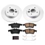 PowerStop CRK7897 Genuine Geomet Coated Rotor and Low-Dust Ceramic Brake Pad Kit