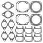 Vertex Pistons 710032 Vertex Gaskets 74-75 Arctic Cat Lynx/Pantera (Kawasaki) FC/2 Top End Gasket Kit