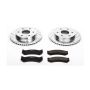 PowerStop K2009 Z23 Daily Driver Carbon-Fiber Ceramic Brake Pad and Drilled & Slotted Rotor Kit