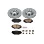 PowerStop KOE3026 OE Stock Replacement Low-Dust Ceramic Brake Pad and Rotor Kit