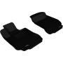 3D MAXpider 2008-2014 Mercedes-Benz C-Class W204 Kagu 1st Row Floormat - Black