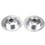 PowerStop EBR417XPR PowerStop Evolution Performance Drilled, Slotted & Plated Brake Rotor Pair