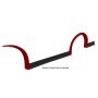 FIVESTAR FIV007-261-RL MD3 Wheel Flares Dirt Red Left