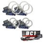 Oracle Lighting 5835-335 VECTOR Grille Surface Mount LED Halo Kit for Jeep JK/JL/JT - ColorSHIFT w/BC2