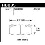Hawk Performance HB835Z.726 Performance Ceramic Disc Brake Pad