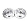 PowerStop AR85104XPR PowerStop Evolution Performance Drilled, Slotted & Plated Brake Rotor Pair