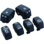 Bikers Choice 483321 96-13 Big Twin & XL Black Switch Cap Kit