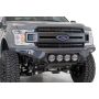 Addictive Desert Designs F180014110103 18-20 Ford F-150 Bomber Front Bumper w/ 4 Rigid 360 6IN Mounts