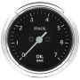 AutoMeter ST3301C Stack 52mm 0-7 Bar M10 Male Pro Stepper Motor Oil Pressure Gauge - Classic