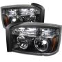 SPYDER 5009760 Projector Headlights - LED Halo - Black