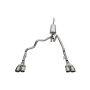 CORSA Performance 21200 Corsa 19-23 Chevrolet Silverado 1500 Cat-Back Dual Rear Exit with Twin 4in Polished Pro-Series Tips