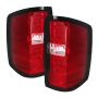 SPYDER 5080011 LED Tail Lights - Red Clear