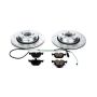 PowerStop K5732 Z23 Daily Driver Carbon-Fiber Ceramic Brake Pad and Drilled & Slotted Rotor Kit