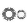 Wilwood 270-12635 Hub Kit-Splined Sprint Axle Clamp-Dynamic 6 x 5.50 BC w/ T-Nuts (GEN II)