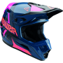 Answer 447777 AR1 Vendetta Helmet Dark Blue/Rhodamine/Orange Youth - Large