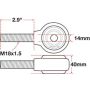 SPECIALTY PRODUCTS COMPANY 15786 XAXIS ROD END BALL JOINT