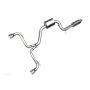 AWE Tuning 3015-32046 VW MK7 GTI Touring Edition Exhaust - Chrome Silver Tips