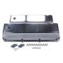 MR. GASKET MRG6873G BBF Cast Alm Valve Cover Set w/Hole Polished