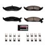 PowerStop Z23-650 PowerStop - Z23 Daily Driver Carbon-Fiber Ceramic Brake Pads with Hardware Kit