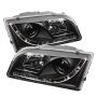 SPYDER 5030351 Projector Headlights - DRL - Black