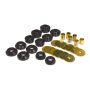 Prothane 67-69 Chevy Camaro/Firebird Conv Body Mount - Black