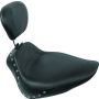 Mustang Motorcycle 75907 Mustang 02-09 Honda VTX1300 Retro, S & T Wide Touring 2PC Seat - Black
