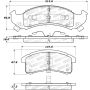 Stoptech 308.06230 Street Brake Pads - Front