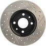 Stoptech 127.04001R Slotted & Drilled Sport Brake Rotor