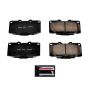 PowerStop Z23-647 PowerStop - Z23 Daily Driver Carbon-Fiber Ceramic Brake Pads with Hardware Kit