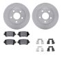 Dynamic Friction 6612-53015 Rotor Kit