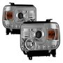 SPYDER 5080868 Projector Headlights - Light Bar DRL - Chrome
