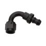 ALLSTAR PERFORMANCE ALL49463 Pushlock Hose End Black 120 Deg Elbow -8