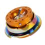 NRG SRK-280RG-MC Quick Release Gen 2.8 - Rose Gold Body / Neochrome Ring