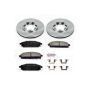 PowerStop KOE1175 OE Stock Replacement Low-Dust Ceramic Brake Pad and Rotor Kit