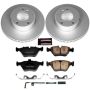 PowerStop CRK628 Genuine Geomet Coated Rotor and Carbon-Fiber Ceramic Brake Pad Kit