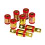 Prothane 96-00 Honda Civic Rear Upper/Lower Control Arm Bushings - Red