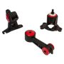 Innovative 11-15 Honda CR-Z L-Series Black Steel Mounts 85A Bushings