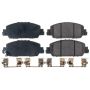 PowerStop 17-1654N PowerStop - Z17 Low-Dust Ceramic Brake Pads with Hardware