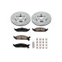 PowerStop KOE1676 OE Stock Replacement Low-Dust Ceramic Brake Pad and Rotor Kit